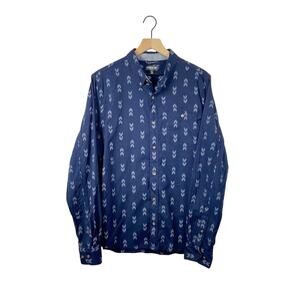 Toad and co. Geometrix long sleeve button up shirt large